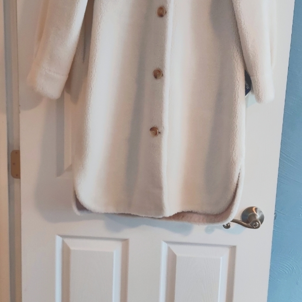 Plush long shirt jacket by Rebecca Minkoff - Picture 3 of 6